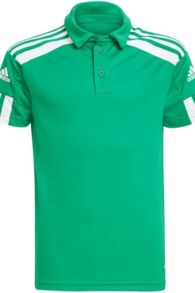 Dětské zelené polo tričko pro trénink s technologií Aeroready - Adidas