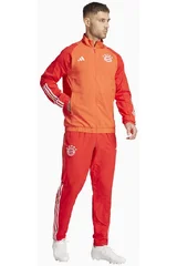 Adidas pánská oranžová fotbalová mikina