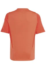 Světle oranžové dětské fotbalové tričko ADIDAS
