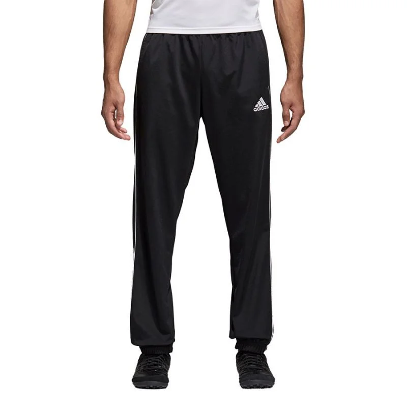 Pánské černé tréninkové kalhoty Core18 PES PNT Adidas