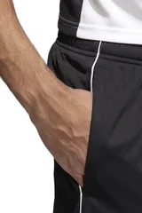 Pánské černé tréninkové kalhoty Core18 PES PNT Adidas