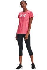 Dámské růžové sportovní tričko Tech Twist Graphic SSC Under Armour
