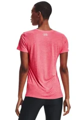 Dámské růžové sportovní tričko Tech Twist Graphic SSC Under Armour