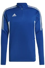 Pánská modrá mikina Adidas Condivo 22 Training 1/2 zip