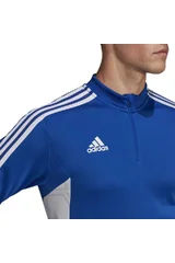 Pánská modrá mikina Adidas Condivo 22 Training 1/2 zip