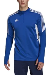 Pánská modrá mikina Adidas Condivo 22 Training 1/2 zip