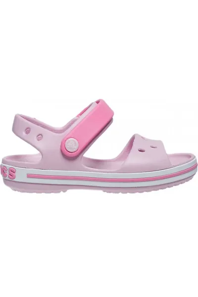 Dětské růžové sandály Crocs Crocband