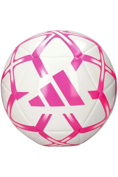 Fotbalový míč Adidas Starlancer bílo-růžový