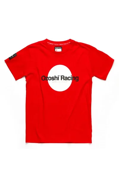 Pánská červené tričko s japonským designem Ozoshi
