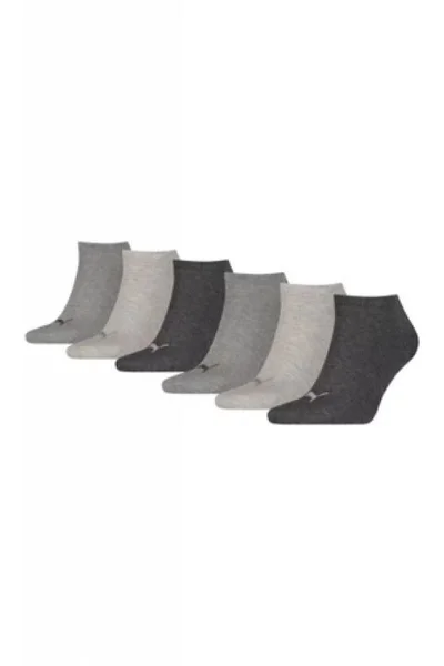 Unisex hladké ponožky Puma (6 párů)