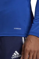 Pánské modré tričko s dlouhým rukávem TEAM BASE  Adidas