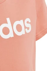 Dětské oranžové tričko Lin Adidas