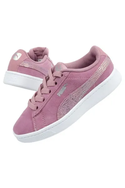 Dětské růžové boty Vikky  Puma