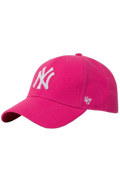 Tmavě růžová baseballová čepice New York Yankees