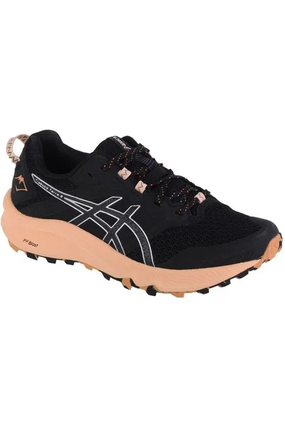 Trailové běžecké dámské boty Asics černo-oranžové