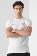 Pánské bílé tričko Robert Lewandovsky 4F