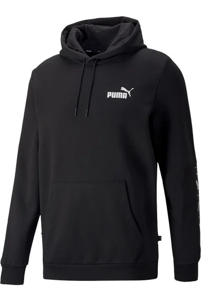 Pánská černá mikina Puma ESS+ Tape Hoodie FL