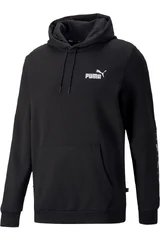 Pánská černá mikina Puma ESS+ Tape Hoodie FL