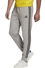 Pánskéšedé  kalhoty Essentials Tapered Cuff 3 Stripes  Adidas