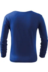Dětské modré  tričko Fit-T LS Malfini