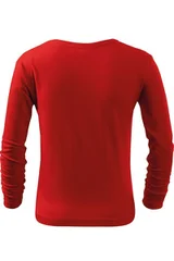 Dětské červené tričko Fit-T LS  Malfini