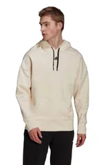 Beige Klasická Pánská Mikina s Kapucí ADIDAS