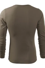 Pánské šedé tričko Fit-T LS  Malfini
