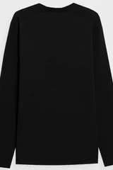 Pánské černé tričko s dlouhým rukávem 4F