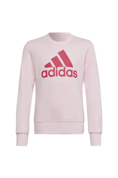 Dětská růžová mikina Big Logo SWT Adidas