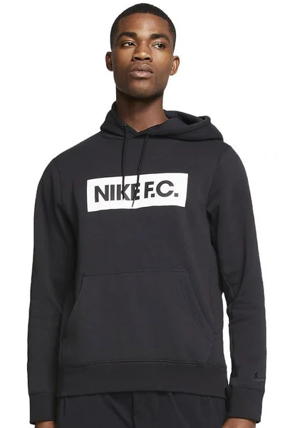 Pánská černá mikina Nike NK FC Essntl Flc Hoodie