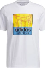 Pánské tričko adidas Chain Net Basketball Graphic Tee