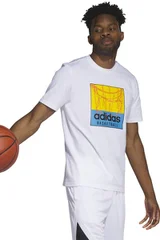 Pánské tričko adidas Chain Net Basketball Graphic Tee