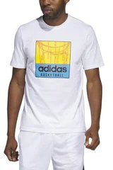 Pánské tričko adidas Chain Net Basketball Graphic Tee