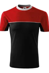 Pánské červeno-černé tričko Colormix  Malfini