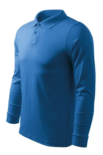 Pánské modré košile Malfini Single J. LS