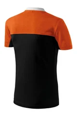 Pánské černo-oranžové tričko Colormix Malfini
