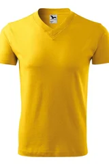 Pánské bavlněné žluté tričko Malfini