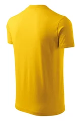 Pánské bavlněné žluté tričko Malfini