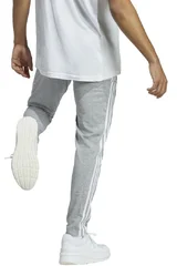 Pánsnké kalhoty Adidas Essentials Single Jersey Tapered Open Hem 3-Stripes