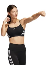 Sportovní podprsenka adidas Aeroreact Training Light-Support 3-Stripes