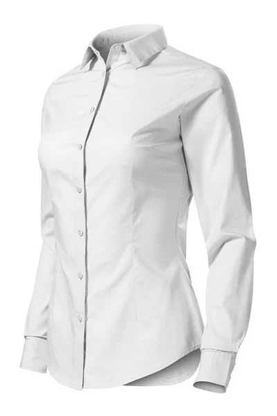 Dámská stylizovaná bílá košile Malfini LS