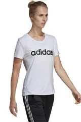 Dámské bílé funkční tričko D2M Logo Adidas