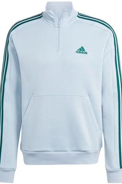 Pánská mikina Adidas Essentials Fleece s třemi pruhy 1/4-Zip