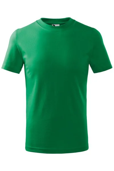 Dětské zelené tričko Basic Malfini