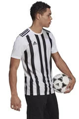 Pánské pruhované černobílé zápasové tričko Striped 21 JSY  Adidas