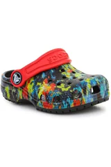 Barevné pantofle Crocs Classic Tie Dye Graphic Kids Clog