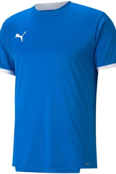 Pámské modré fotbalové tričko Puma teamLIGA