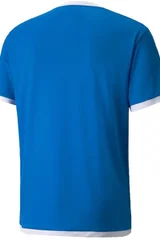 Pámské modré fotbalové tričko Puma teamLIGA