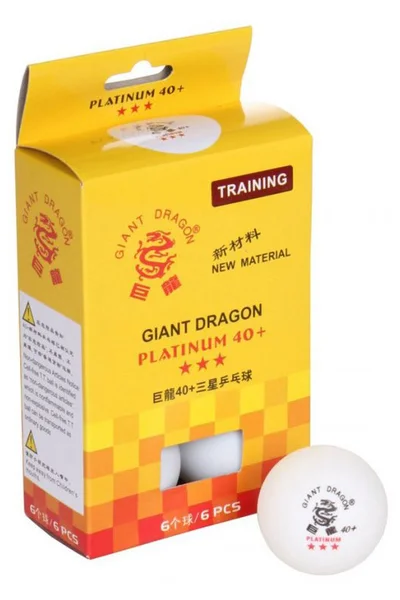 Pingpongové míčky Giant Dragon Platinum Star (6 ks)