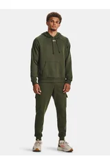 Khaki pánská mikina Under Armour s kapucí